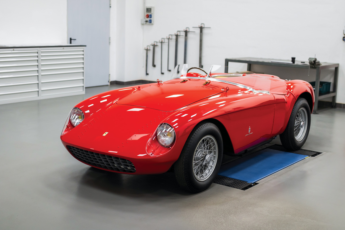1954 Ferrari 500 Mondial Spider by Pinin Farina offered at RM Sotheby’s Villa Erba live auction 2019